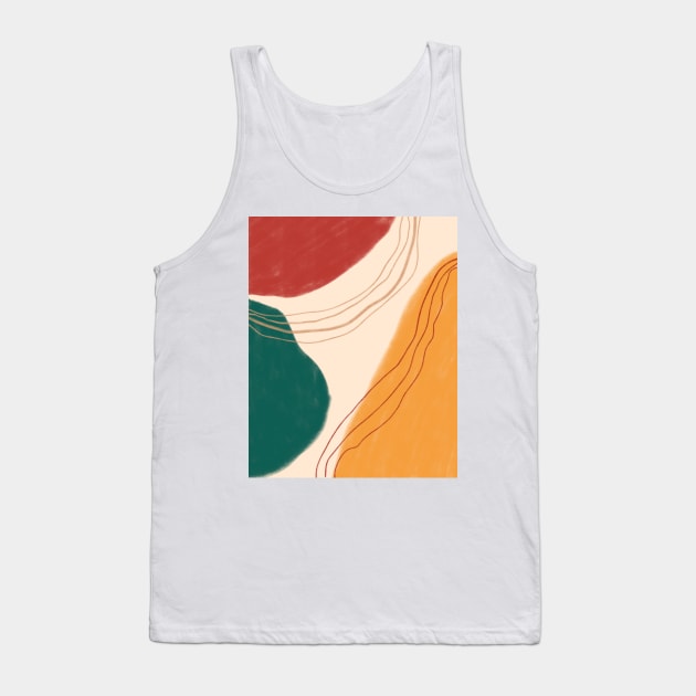 Abstract Shapes 26 Tank Top by Gush Art Studio 1